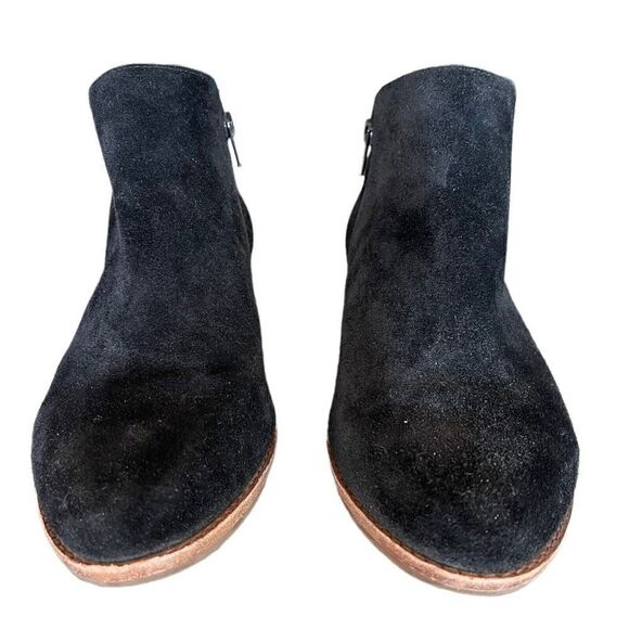 Alex Marie Womens Black Suede Leather Closed Toe Fall Ankle Bootie Sz 9 - Picture 9 of 10